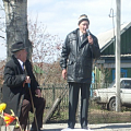 2007год. Лев Генрихович Шмидт выступает 9 мая в Сосновке на митинге