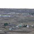 Вид на село Елбаши с возвышенности, называемой местными старожилами "Белым пятном"